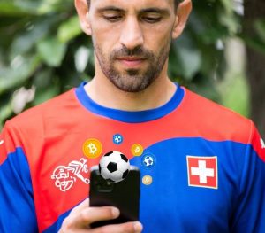 placing a sports bet using a smartphone